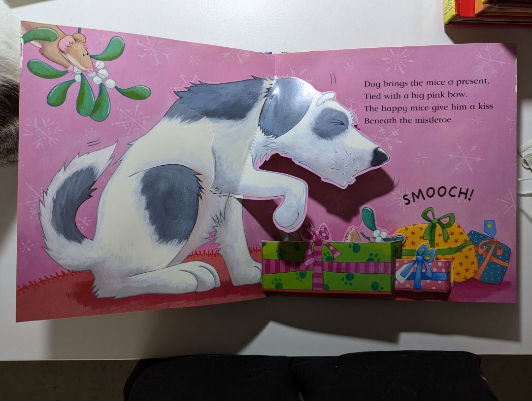 The Very Merry Mice (Pop-up book) (Category: Children's Books) located in Paranaque City. Submitted by books.etcetera (Listing ID 1319395799, Image 2). Description: It's Christmas Eve and all the mice are full of festive cheer. So come and help them celebrate their favorite time of year! Join the cheeky little mice as they play amongst the ice, snow and mistletoe in this festive pop-up book that toddlers will adore! Recommended for ages 3+.