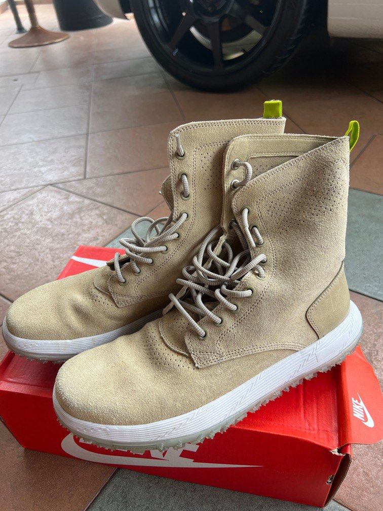 Under Armour suede leather boots Men s Fashion Footwear Boots on Carousell