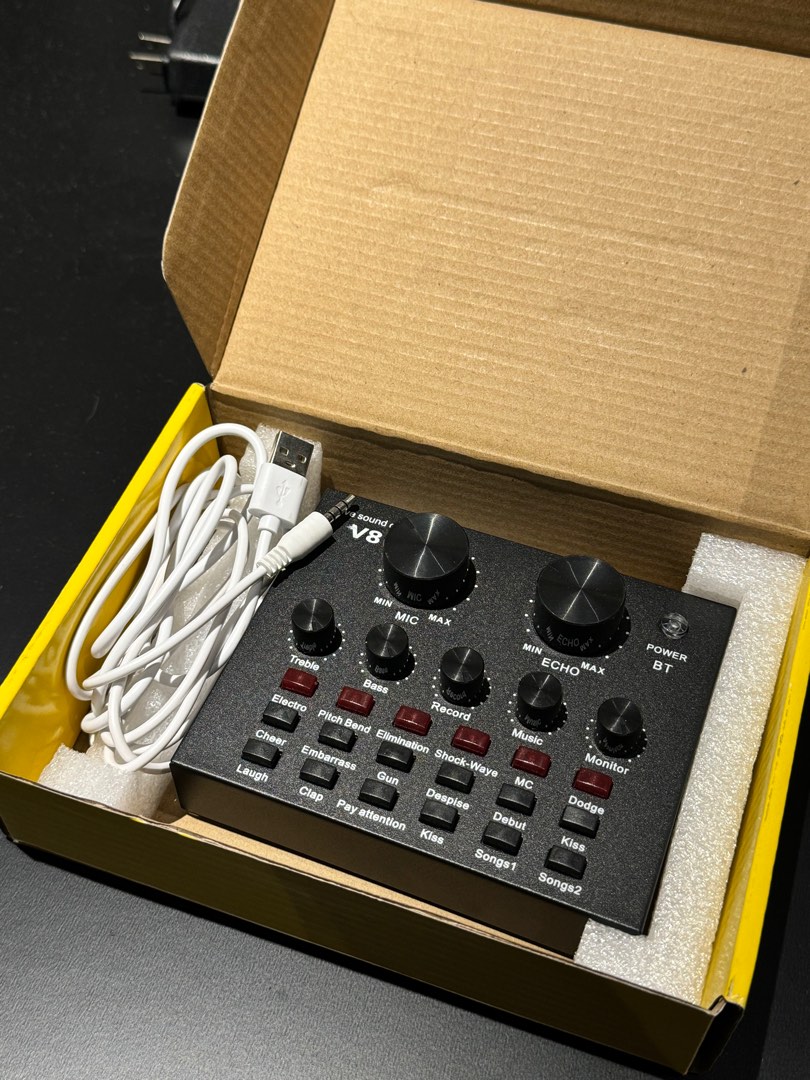V8 LIVE SOUND CARD, Audio, Voice Recorders on Carousell