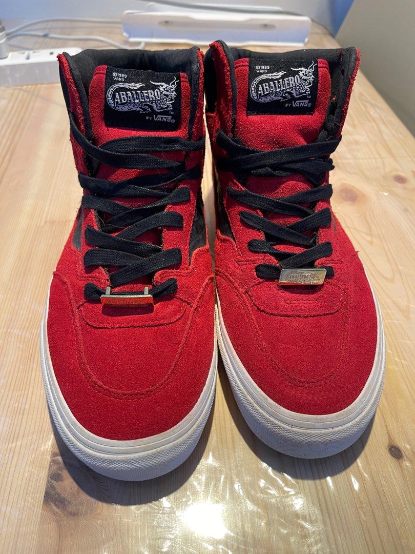 Vans caballero red hot sale