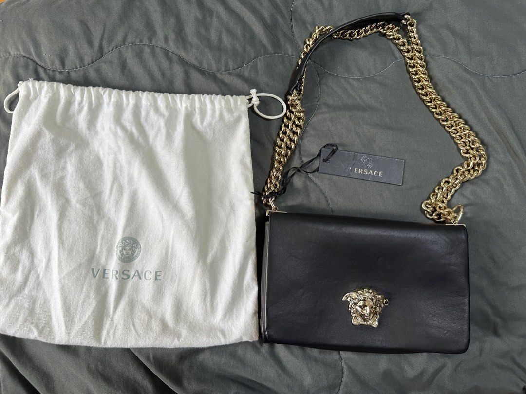 Versace Medusa Gold shoulder and crossbody bag Luxury Bags Wallets on Carousell