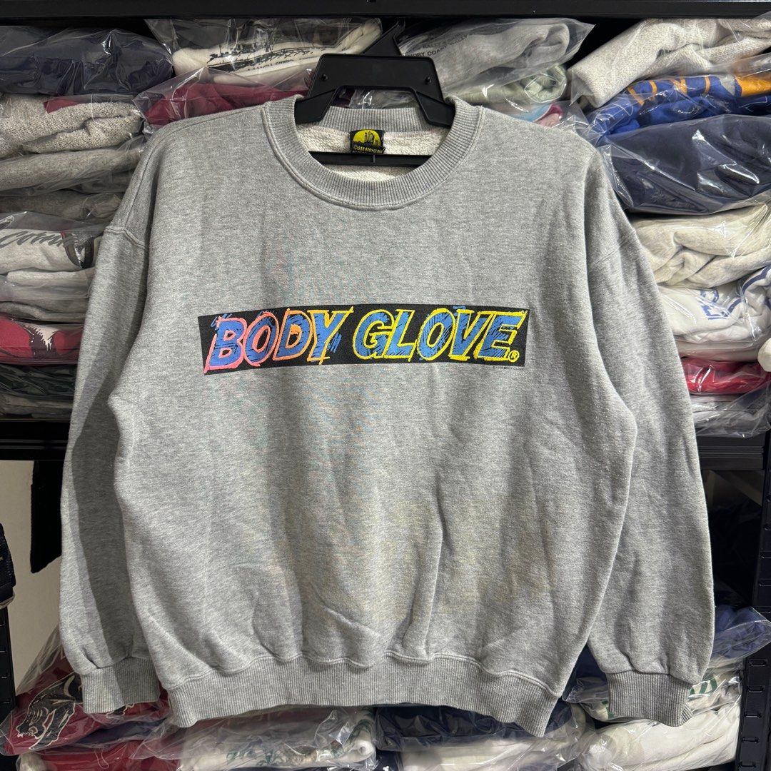Vintage Body glove Sweatshirt Men s Fashion Tops Sets Hoodies on Carousell