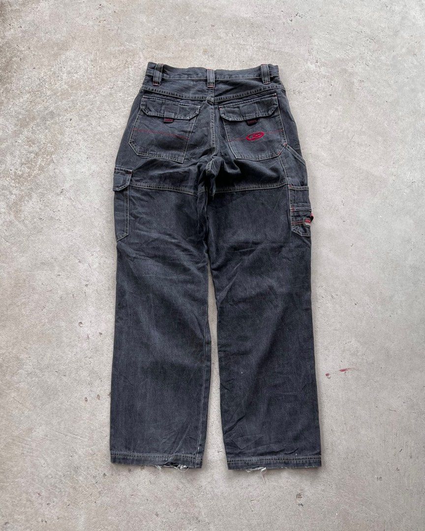 vintage w28 piko cargo pants jeans baggy (tags jnco skater
