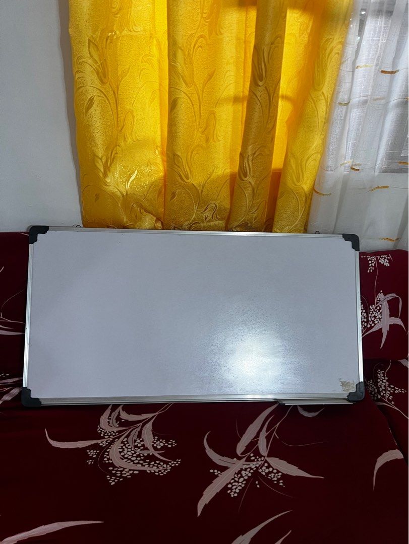 Magnetic White Board wall mount 36” x 18 (Category: Office Furniture & Fixtures) located in Manila. Submitted by macris89 (Listing ID 1319408611, Image 1). Description: Magnetic White Board wall mount 36” x 18 Used but not abuse RFS: Declutter Buyer will shoulder the SF Loc:Imus Cavite.