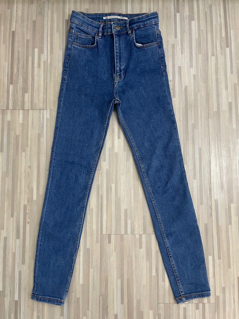 Zara Trafaluc Denim Skinny Jeans Women s Fashion Bottoms Jeans Leggings on Carousell