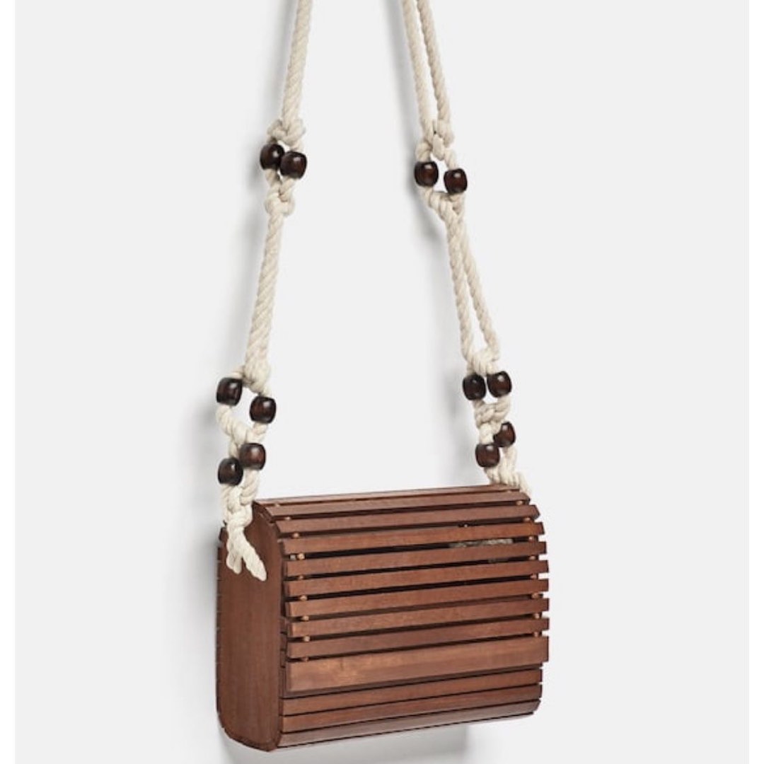 Zara wooden bag top