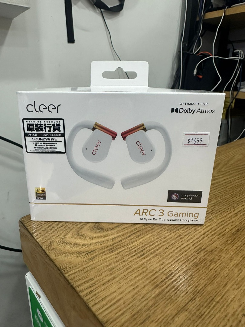 觀塘元朗門市(全新行貨)Cleer ARC III Gaming 開放式真無線藍牙耳機 