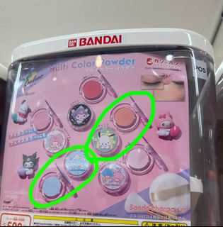 日本扭蛋 Sanrio 化妝品 眼影 胭脂 PC 狗 Pochacco 玉桂狗 Cinnamoroll64233813177345110