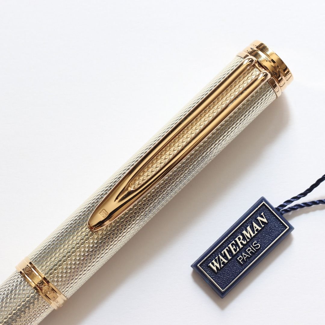 純銀Waterman Gentleman Sterling Silver Rollerball Pen Ballpen