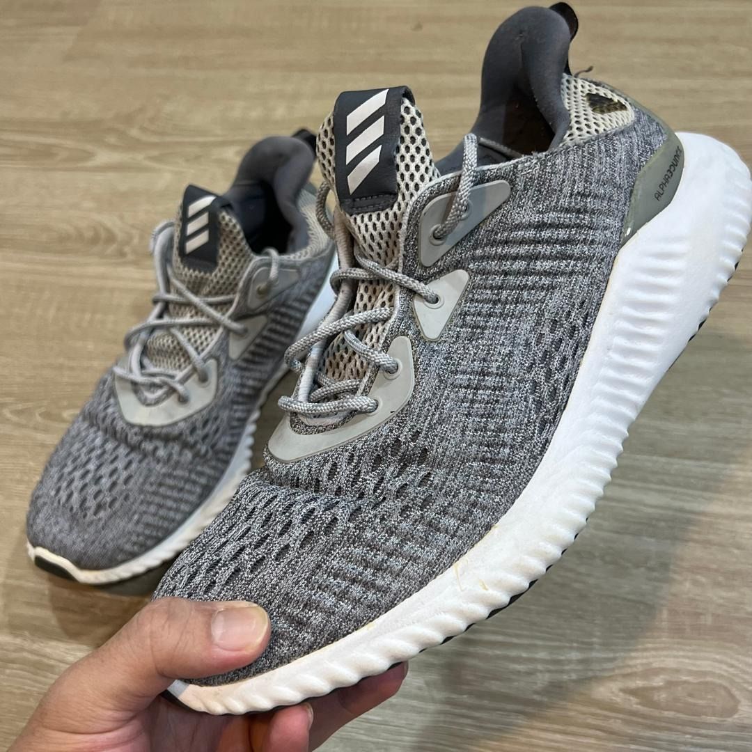 ADIDAS ALPHABOUNCE GREY 8.5UK Men s Fashion Footwear Sneakers on Carousell
