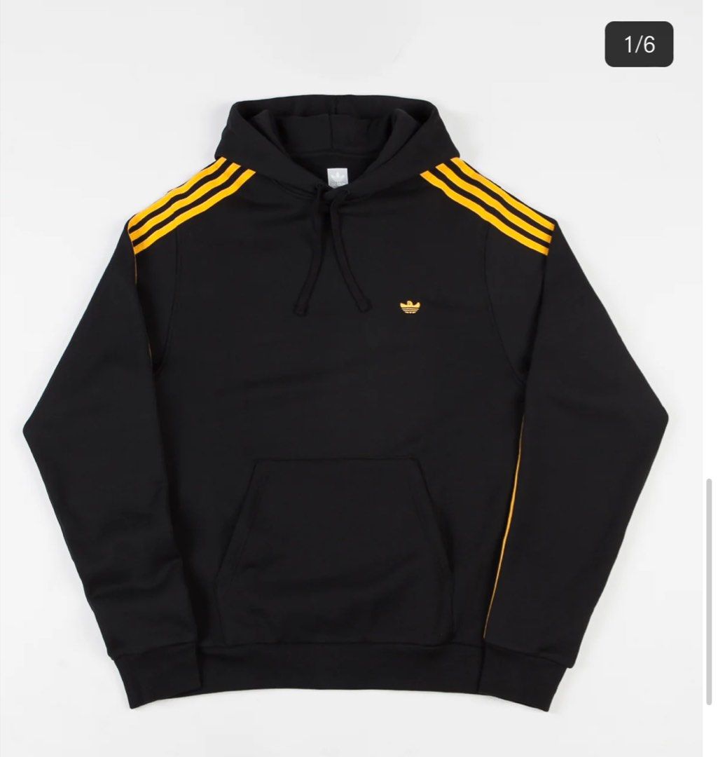 Adidas Mini Shmoo Pullover Hoodie Black Active Gold Women s Fashion Coats Jackets and Outerwear on Carousell