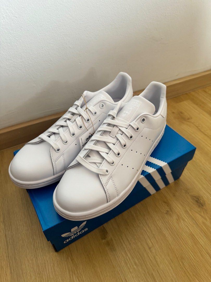 Adidas Stan Smith all white Men s Fashion Footwear Sneakers on Carousell