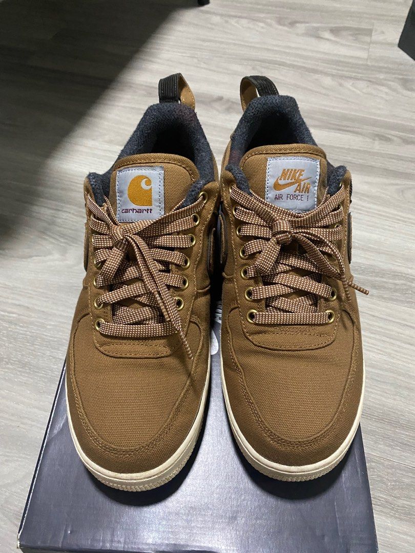 Air Force 1 07 PRM WIP NIKE X CARHARTT Men s Fashion Footwear Sneakers on Carousell