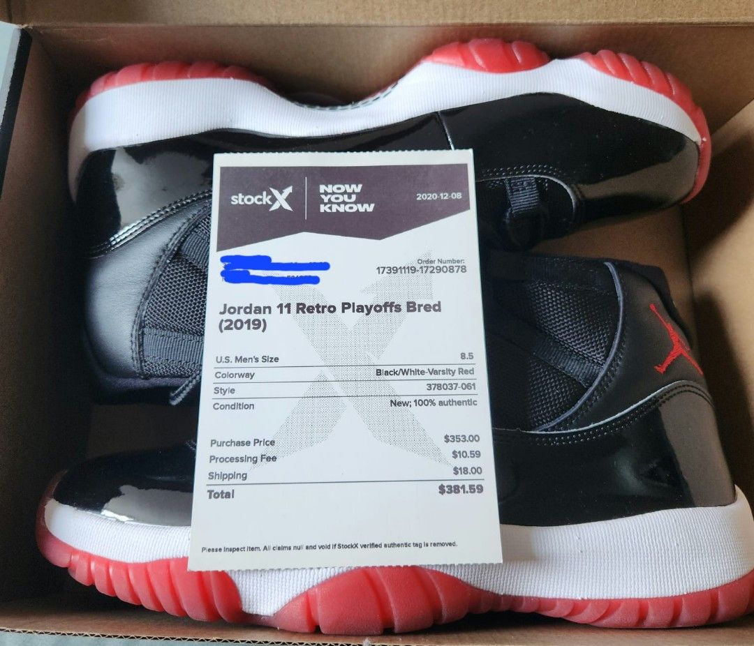 air jordan 11 bred 2019 box