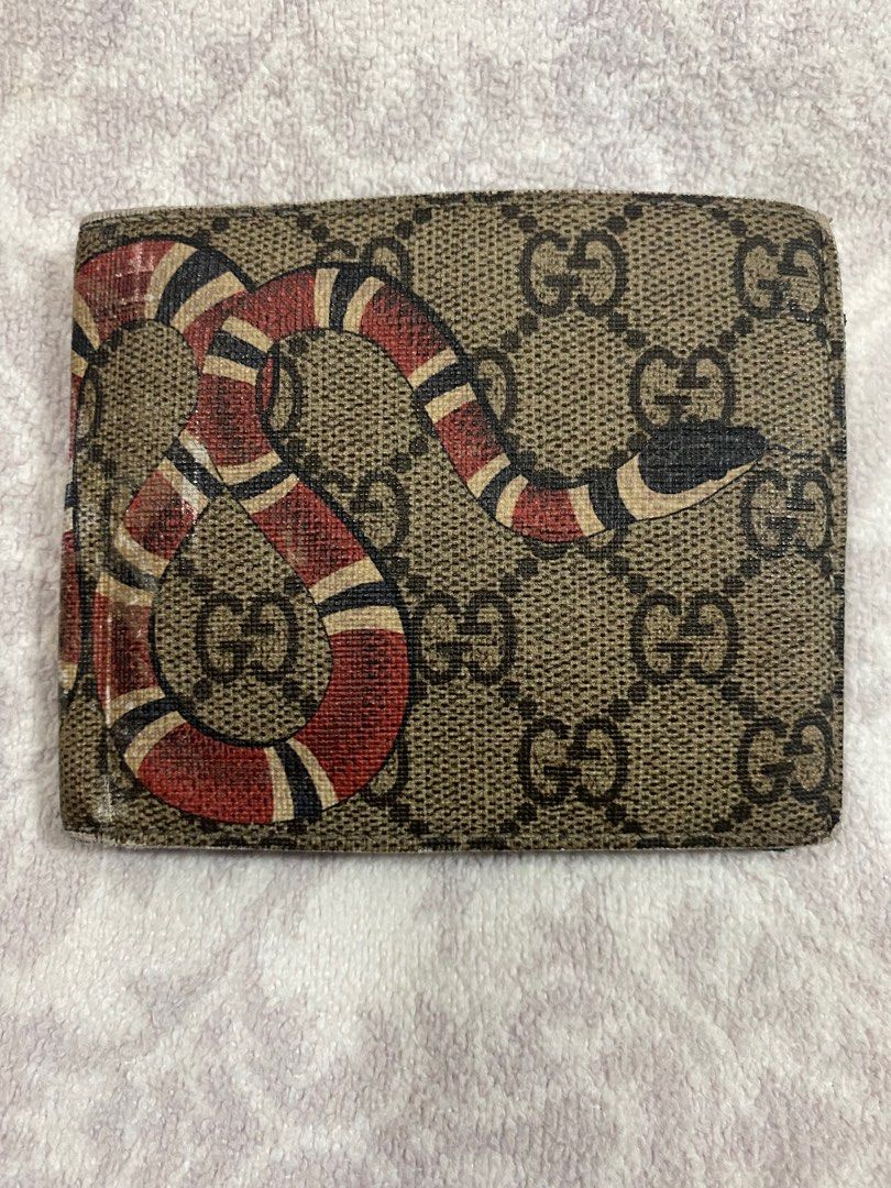 Authentic Gucci Snake Bifold Wallet Luxury Bags Wallets on Carousell