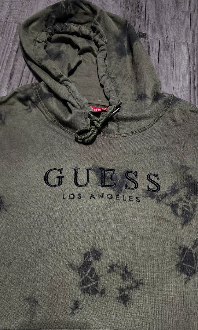 Authentic Guess tie dye hoodie sweater