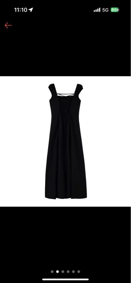 Black linen maxi dress (Category: Dresses) located in Pasig City. Submitted by roandeclutter (Listing ID 1319673579, Image 1). Description: Size: S: Bust=86cm; Length=127cm; Waist=74cm; Never worn, just tried on. Still with tag. Zara d u p e from orange app .