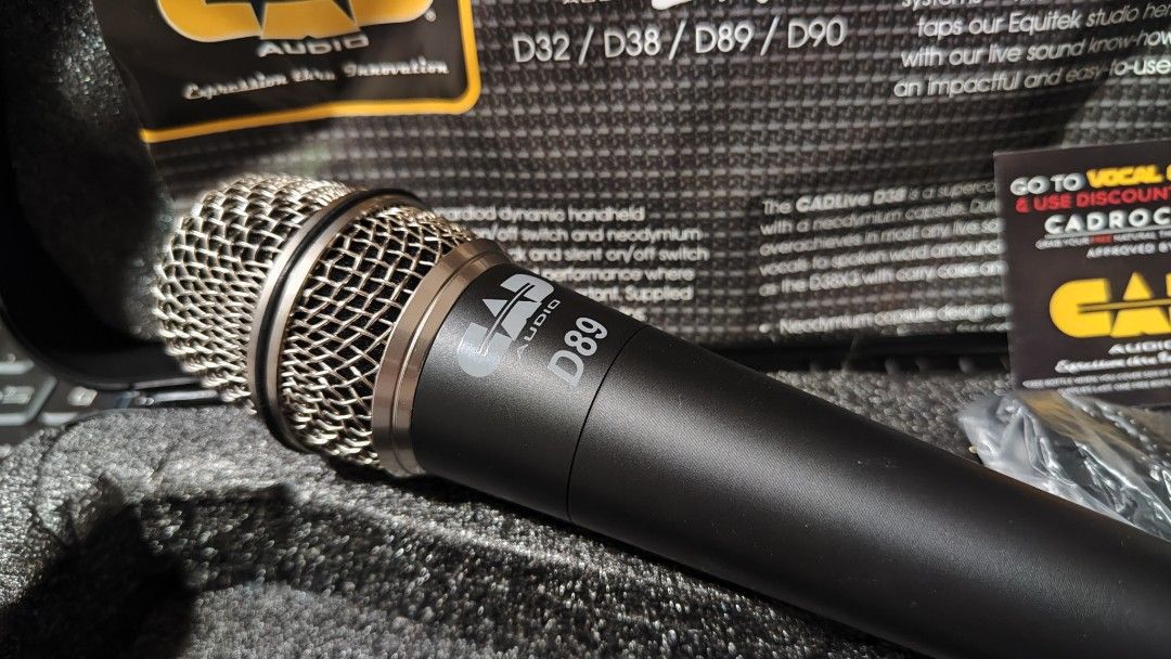 CAD D89 microphone, Audio, Microphones on Carousell