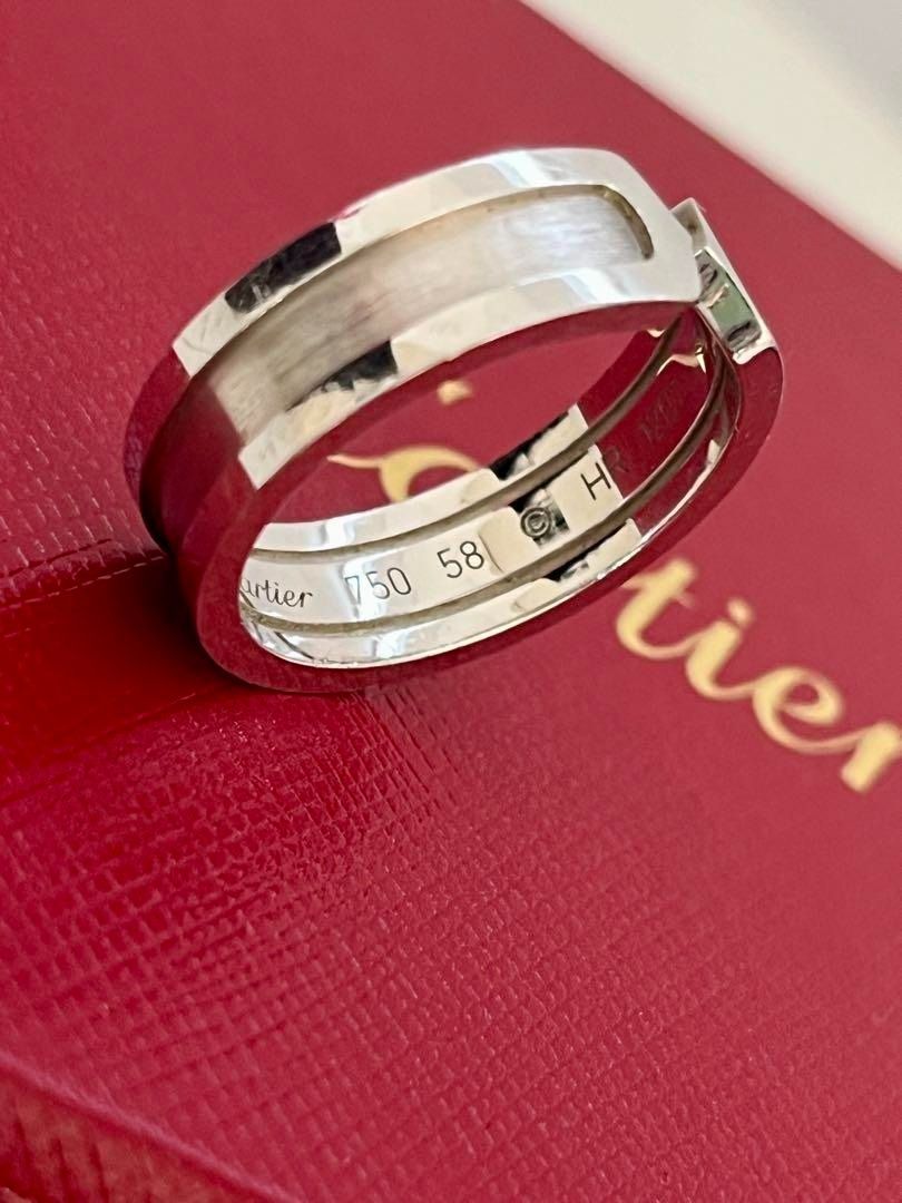 Cartier C2 small ring size 18 Women s Fashion Jewelry Organizers Rings on Carousell