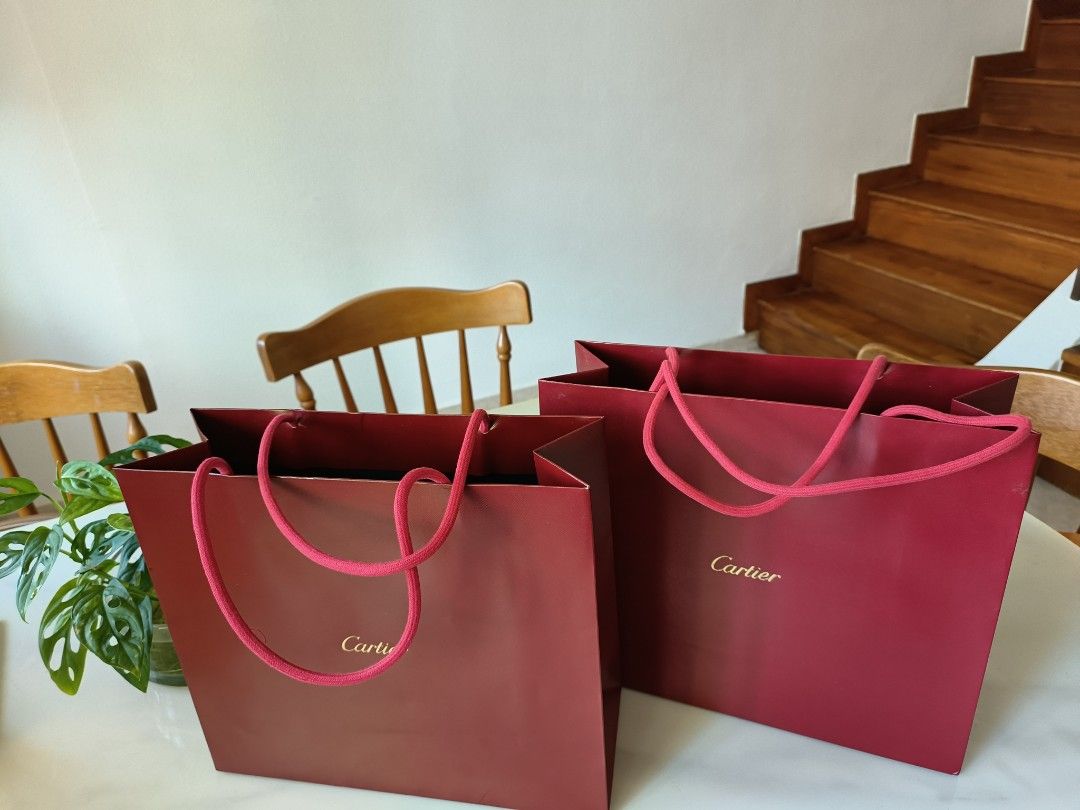 Cartier paper bag
