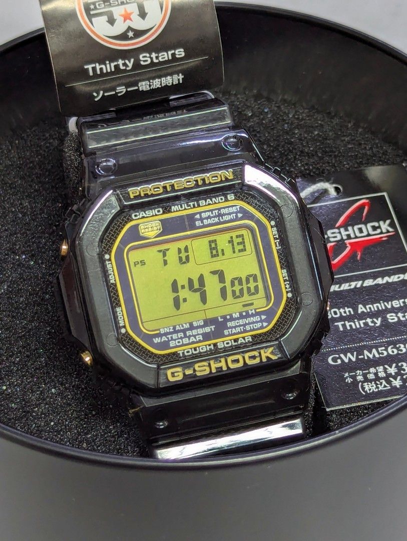 Verre Minéral De Rechange Transparent Pour Montre Casio GW-M5630D-1 - Neuf Avec étiquette