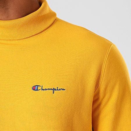 Yellow champion turtleneck top