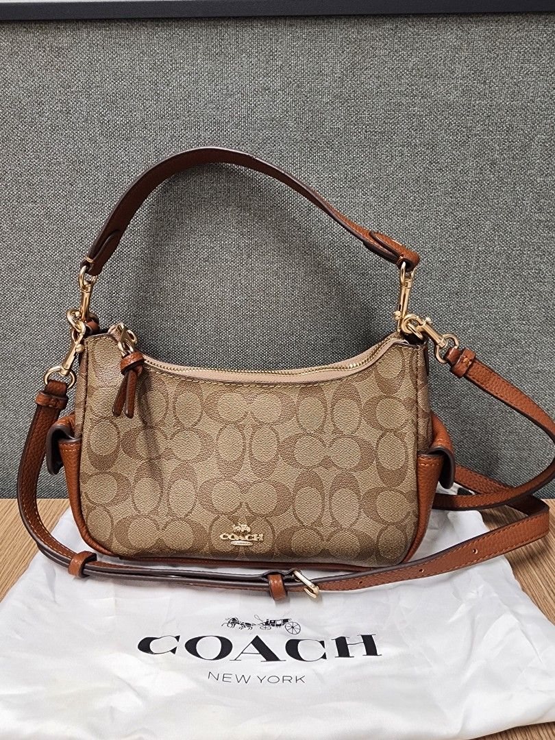 Coach bag with side pockets outlet