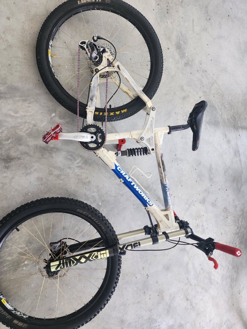 Craftworks Australian brand dh mtb 26 inch to sell individual parts Sports Equipment Bicycles Parts Bicycles on Carousell