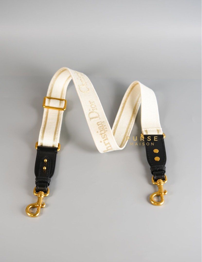 Dior Paris Embroidery Adjustable Shoulder Strap with Ring (Category: Luxury Accessories) located in Taguig. Submitted by closetcompany (Listing ID 1319667154, Image 2). Description: Dior Paris Embroidery Adjustable Shoulder Strap with Ring 🫧Php 46,000 🫧Condition: Like New 🫧Rating: 9.9/10 🫧Inclusions: dust bag only 🫧Modes of Payment: Cash BDO credit card (Up to 12 mos installment with interest) Layaway Paypal Accepted Bank Transfer : BDO and 