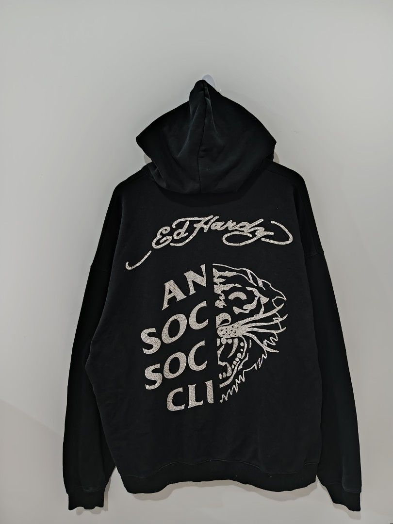 Anti social social club ed hardy hoodie hotsell