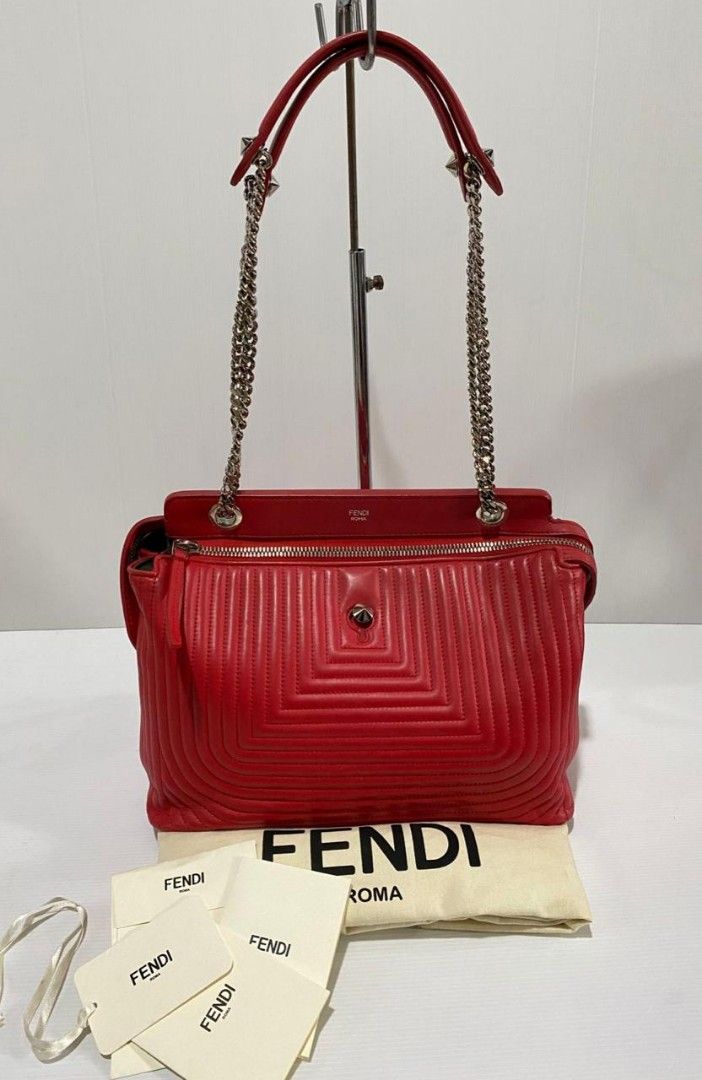 Fast Sale Like New Fendi Dotcom size 30 x 22 x 15 cm Nett Exclude ongkir