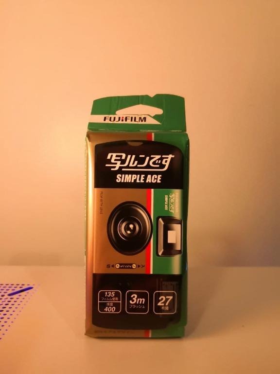 Fujifilm Simple Ace Disposable Camera, Photography, Cameras on Carousell