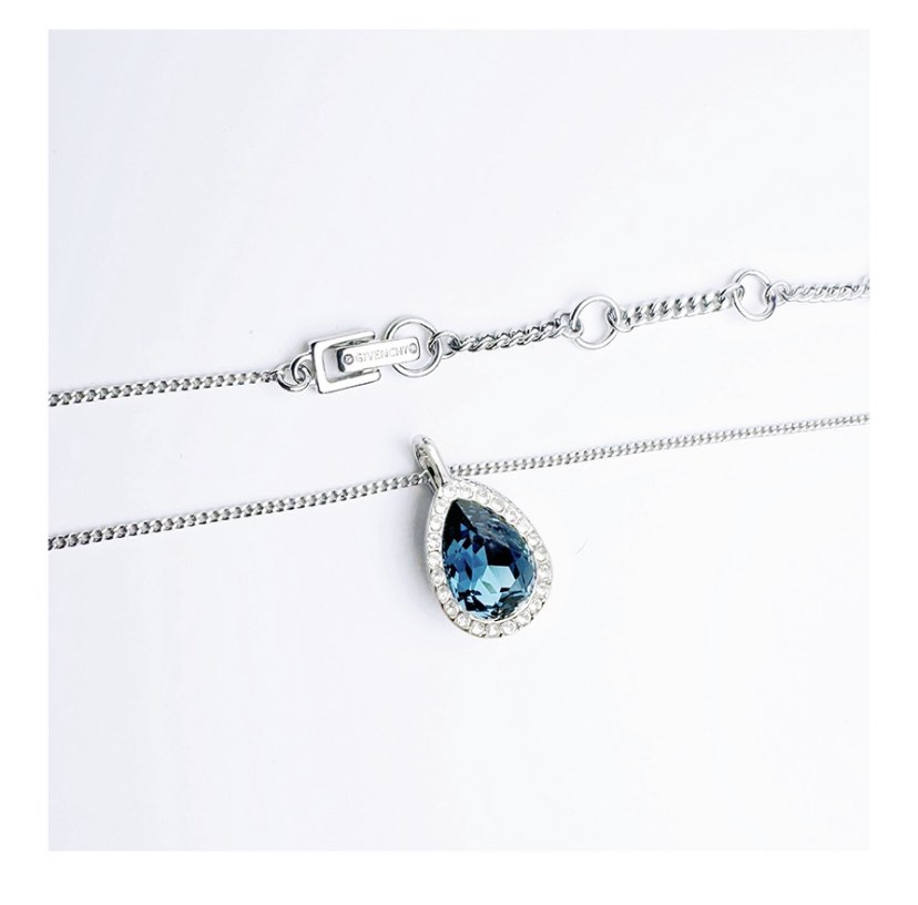 Givenchy blue crystal necklace shop
