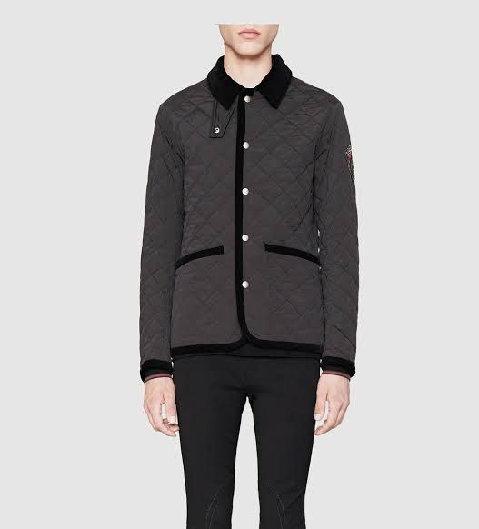 Gucci Equestrian Quilted Riding Jacket