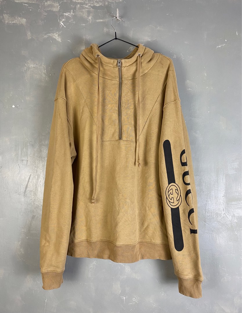 Gucci hoodie gold top