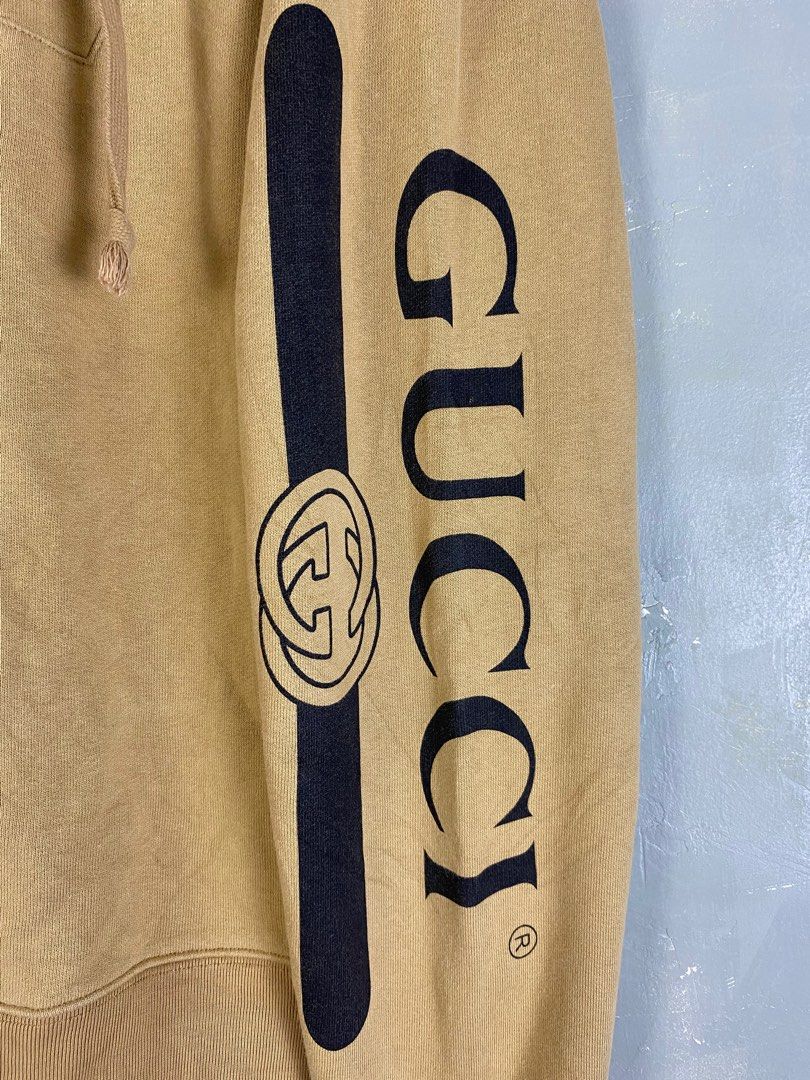 Gucci Quarter Zip Logo Hoodie
