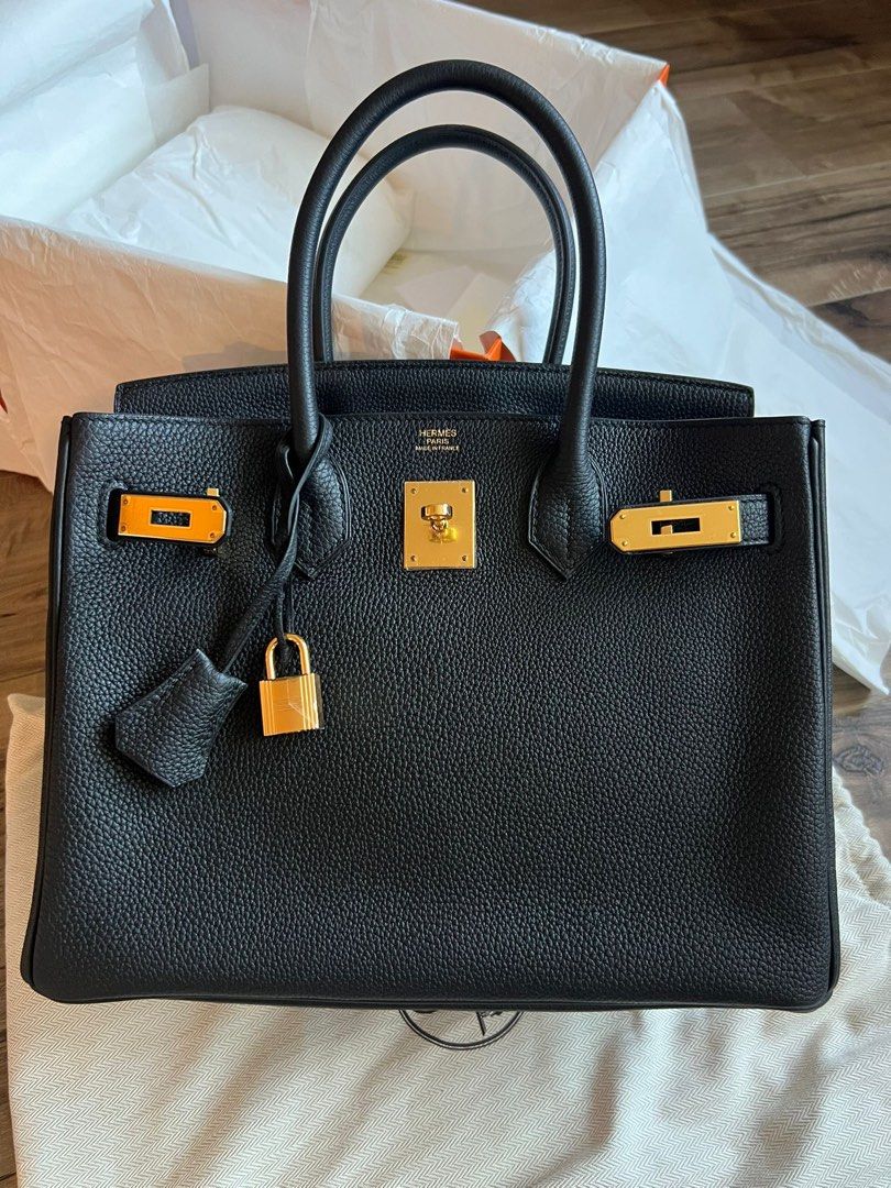 Hermes birkin 30 black togo best sale