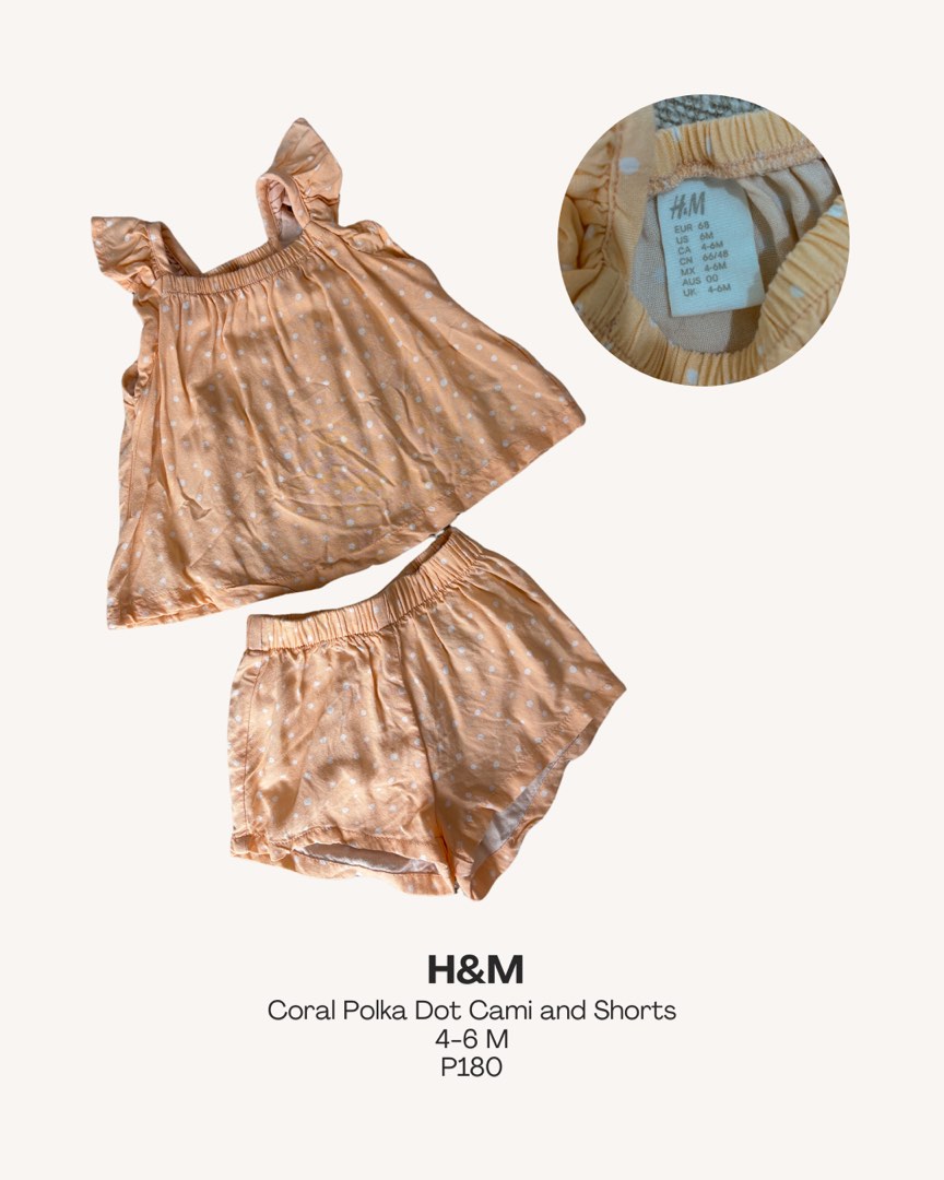 H M Baby Cami Top and Set Babies Kids Babies Kids Fashion on Carousell