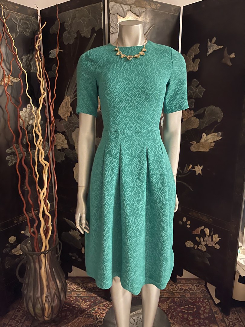 h and m green dress Jacquard Green Dress main image 0