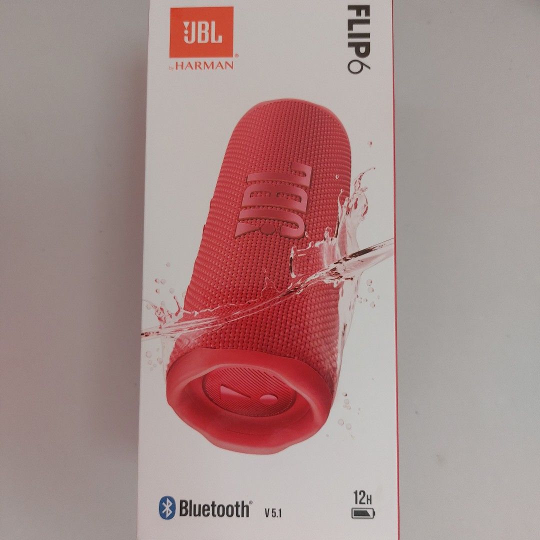 JBL Flip 6 Red (Category: Soundbars, Speakers & Amplifiers) located in Valenzuela. Submitted by allsortsathings.mnl (Listing ID 1319601808, Image 1). Description: FOR SALE BRAND NEW JBL Flip 6 Speaker Red original price : 7000 now: 5300 LOC: METRO MANILA MOP: GCASH.