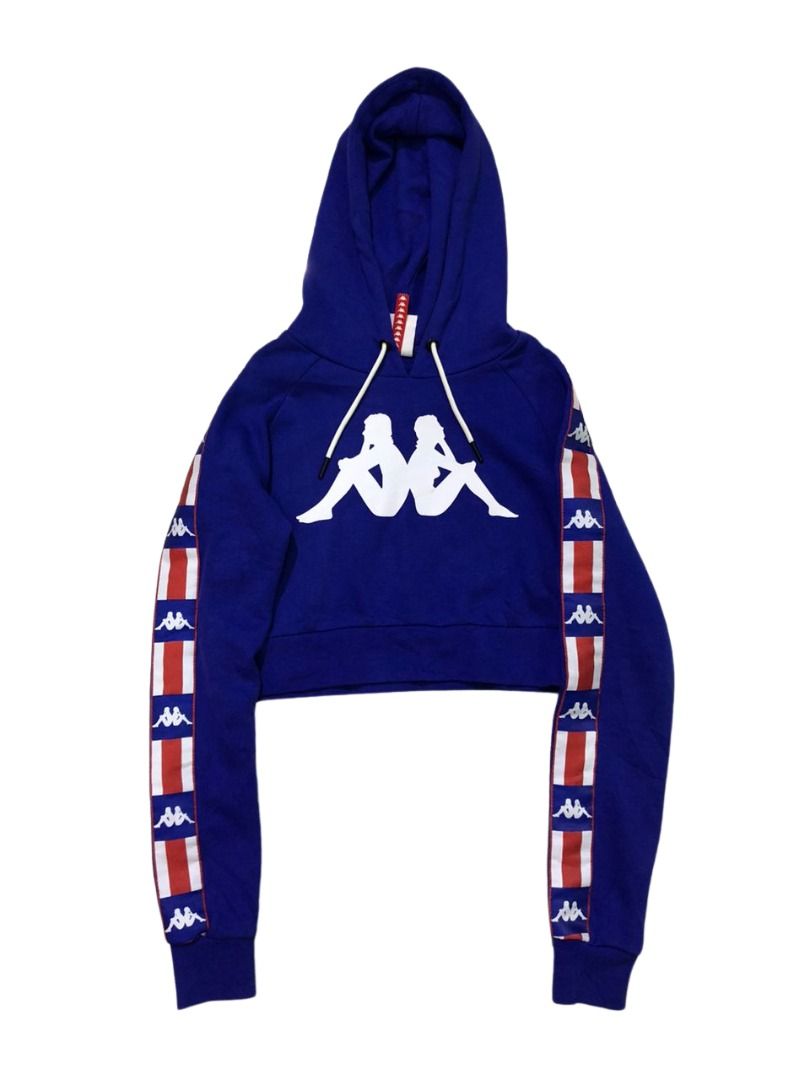 Kappa LA Berry Crop Hoodie Women s Fashion Activewear on Carousell