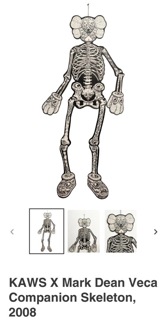 コレクション kaws Mark Dean Veca,Companion Skeleton Kaws X Mark