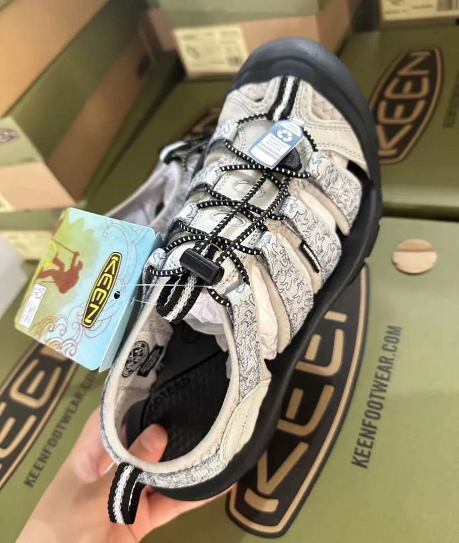 keen summer outdoor sandals beach toe shoes white
