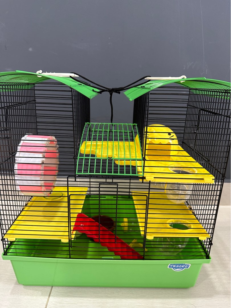 Large 2 storey Hamster Cage, Pet Supplies, Homes & Other Pet ... - Large Scale Hamster Cage With Multiple Levels