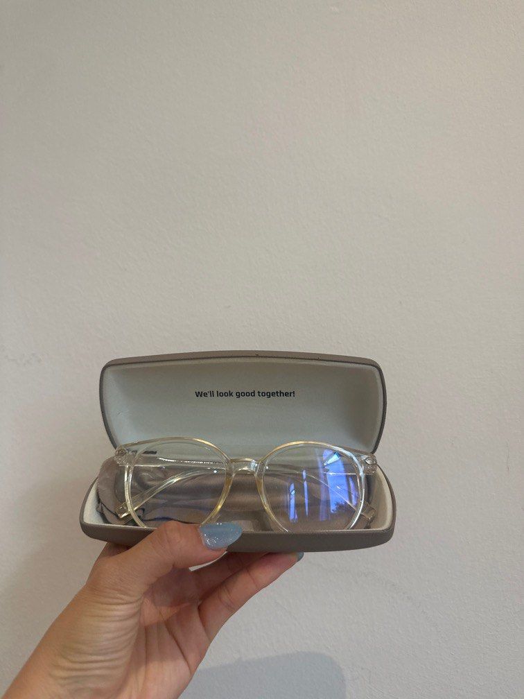 Lenskart Transparent Glasses, Women's Fashion, Watches