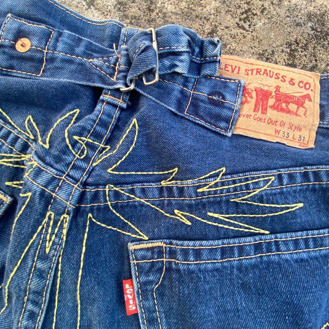 Levis flame jeans deals