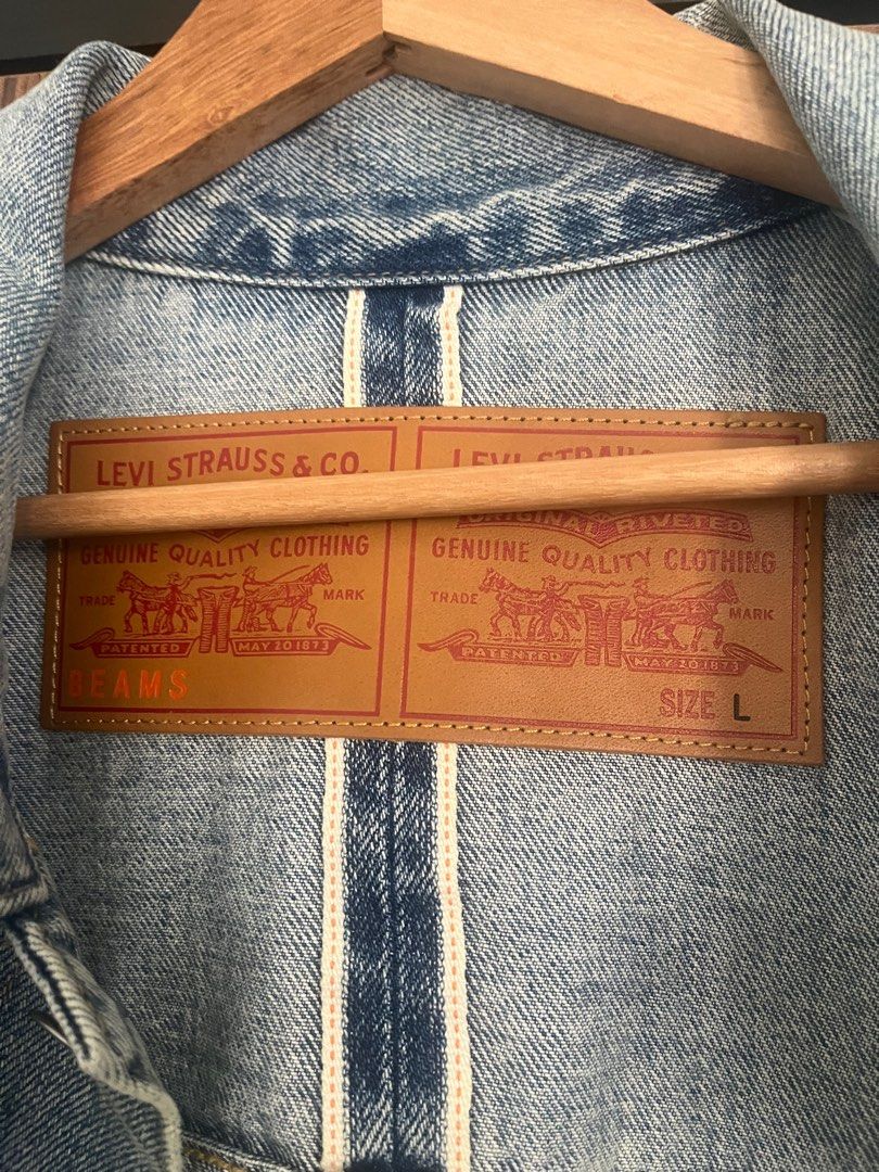 Levi's x beams super wide v2 type 1 trucker（售出）, 他的
