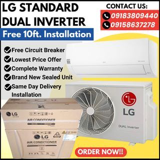 LG DUAL INVERTER SPLIT TYPE AIRCON