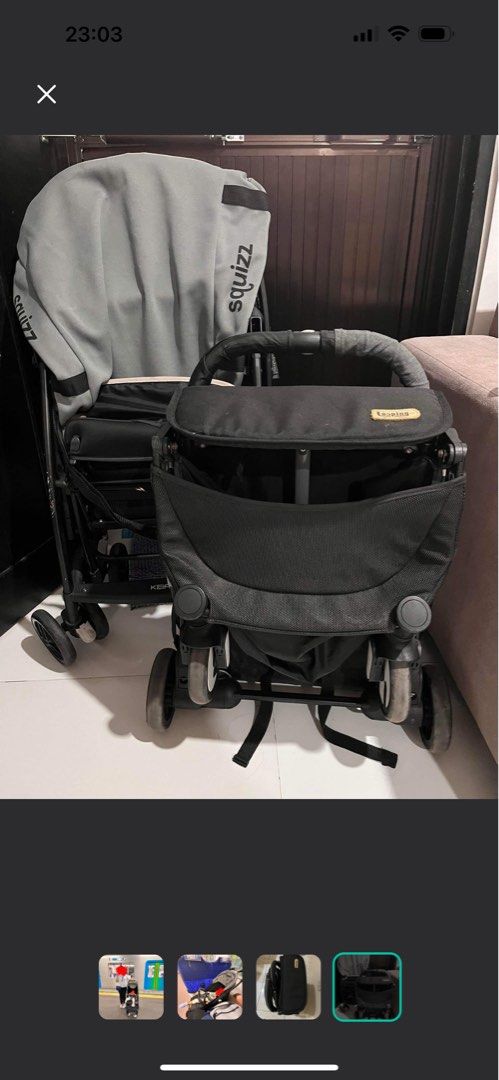 Looping Squizz 3 - Compact | Travel Luggage Type Stroller / Pram (Category: Strollers) located in Manila. Submitted by queen_k (Listing ID 1319643651, Image 1). Description: Only used in Japan 🇯🇵 .