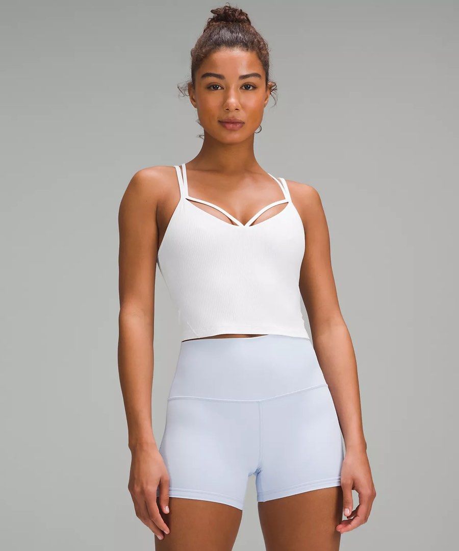 Lululemon Align Strappy Ribbed Tank Top in White